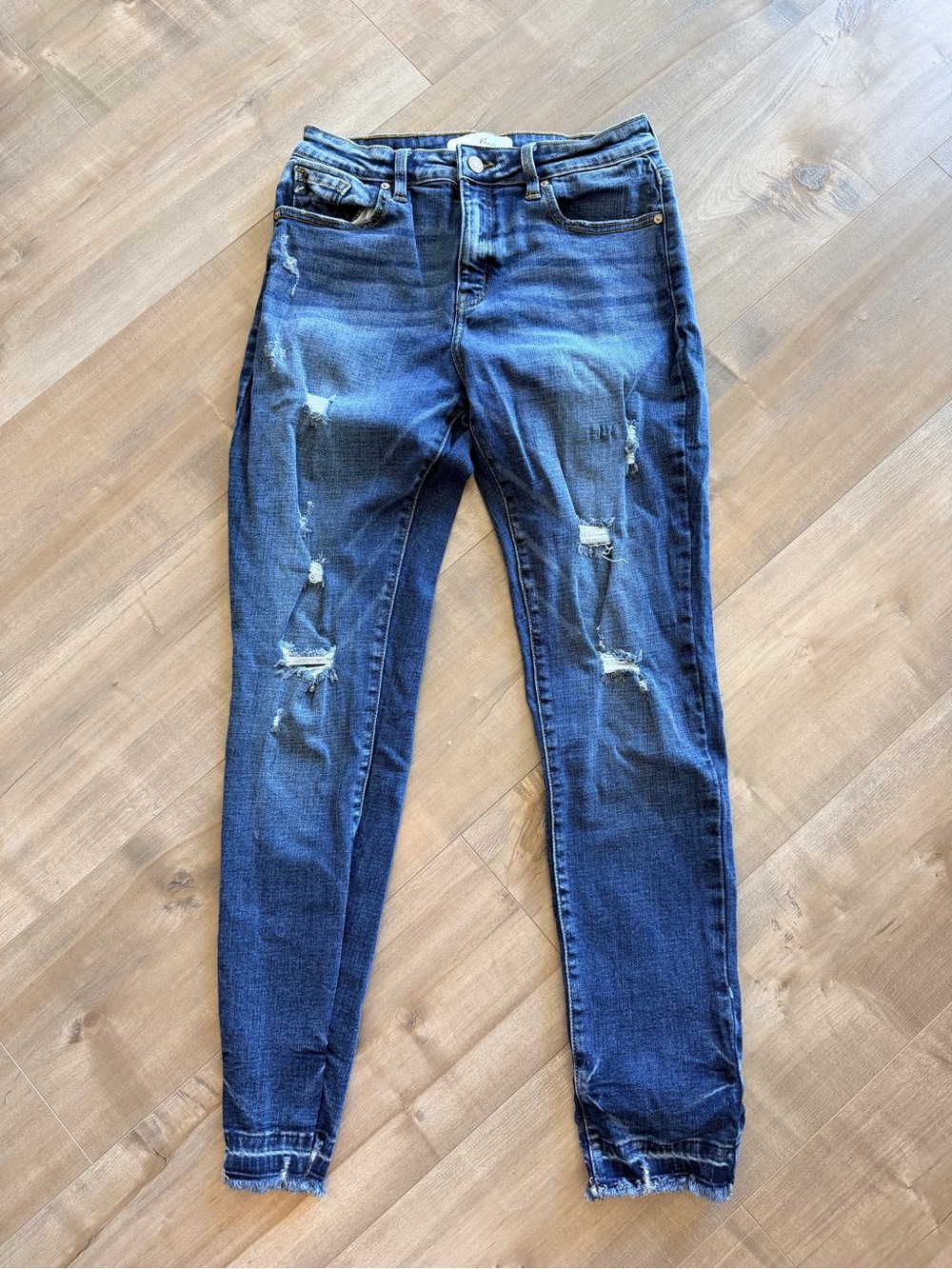Kancan Jeans Joanna High Rise Super Skinny Jeans – Blue | Size 7 / Waist 27